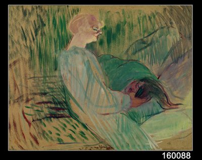 ディバン、ロランド、1894年（段ボールに油彩） 作： Henri de Toulouse Lautrec